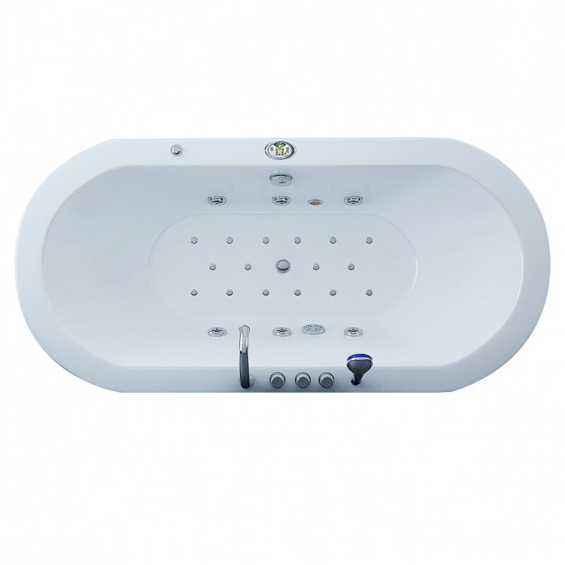 Jet-Line Whirlpool Oval Villa Sofia weiss Massagewanne Sprudelwanne Image