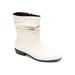 Wide Width Women's Madison Bootie by Comfortview in Winter White (Size 9 1/2 W)