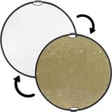 Impact Circular Collapsible Reflector with Handles (Soft Gold/White, 52") R2552-SGW