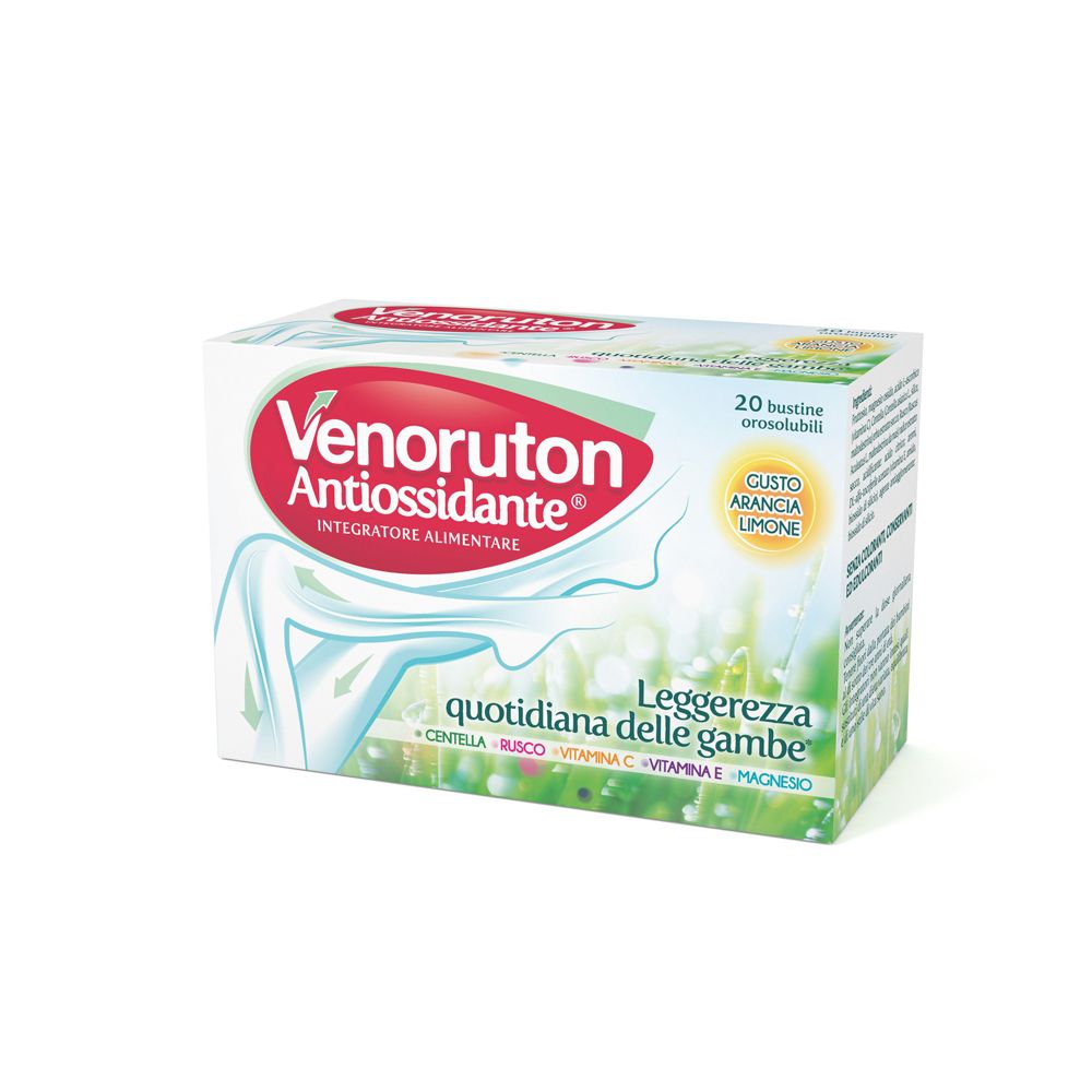 Venoruton Antiossidante Gambe Affaticate Bustine 20 pz Bustina