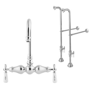 Randolph Morris Freestanding Gooseneck Clawfoot Tub Faucet RM149C-RMNSL4C