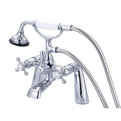 Randolph Morris Mason Hill Collection Clawfoot Tub Deck Mount English Telephone Faucet with Handshower RMH310-C