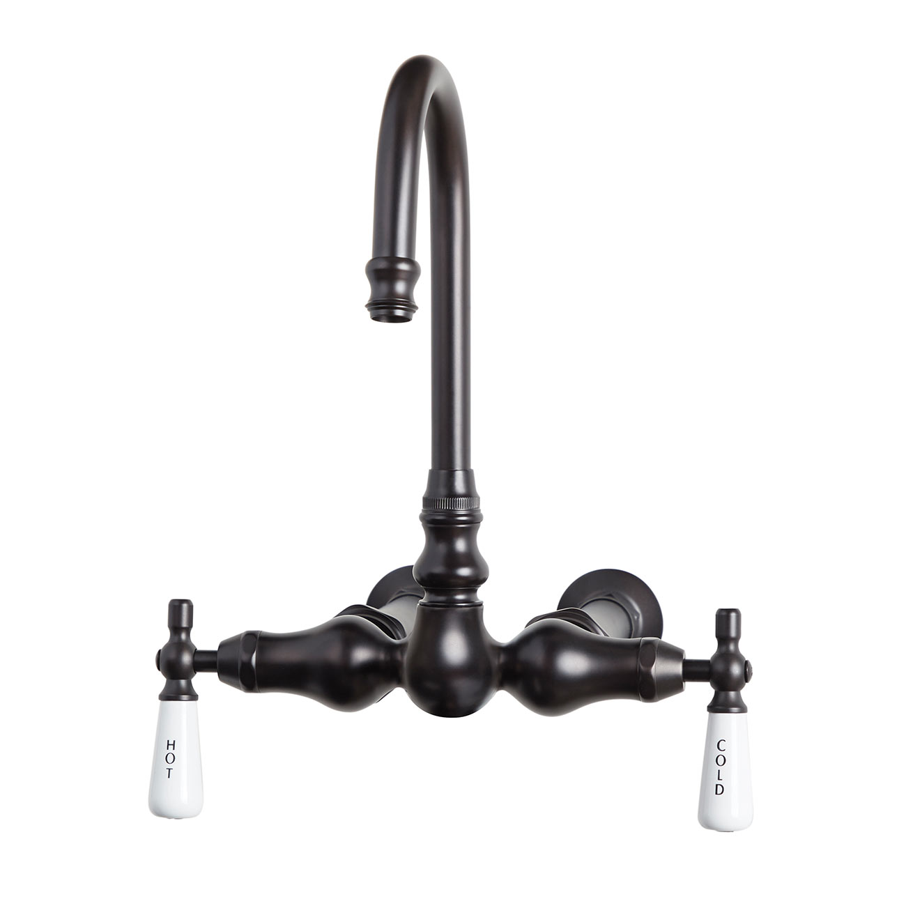 Randolph Morris Bathroom Wall Mount Gooseneck Clawfoot Bathtub Faucet RMN149-4ORB