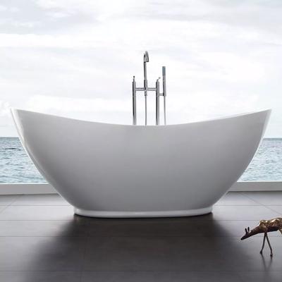 Randolph Morris Parker 69 Inch Acrylic Double Slipper Freestanding Tub - No Faucet Drillings RMA180-ORB