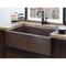 Sierra Copper Hampton 33 Inch Apron Farmhouse Sink - Antique SC-HPT-33-A