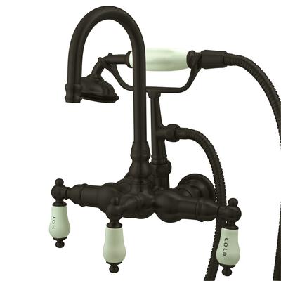 Kingston Brass Gooseneck Clawfoot Tub Faucet with ...