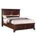 Brooks King Platform Storage Bed in Black - Picket House Furnishings SR850KB