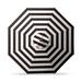 11' Round Outdoor Market Umbrella - Rumor Snow, Silver - Frontgate