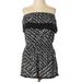 American Eagle Outfitters Dresses | Adorable Arie Black And White Strapless Romper | Color: Black/White | Size: S