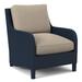 Armchair - Braxton Culler Gibraltar 29" Wide Armchair Polyester/Cotton/Other Performance Fabrics in Green/Blue | 36 H x 29 W x 36 D in | Wayfair