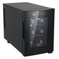 Koblenz 6 Bottle Single Zone Freestanding Wine Refrigerator in Black | 14.18 H x 20.67 W x 10.44 D in | Wayfair KBZEVFK06