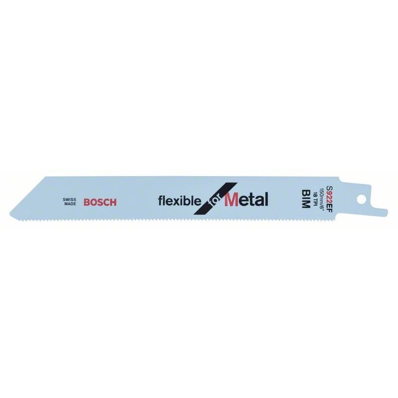 Bosch Säbelsägeblatt S 922 EF, Flexible for Metal, 5er-Pack Image