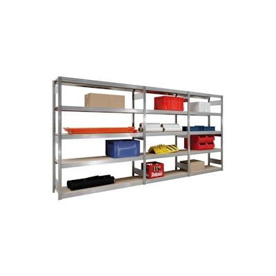 PROREGAL Großfachregal | HxBxT 200x170x40cm| Fachlast 350 kg | Stecksystem Lagerregal Regalsystem Image