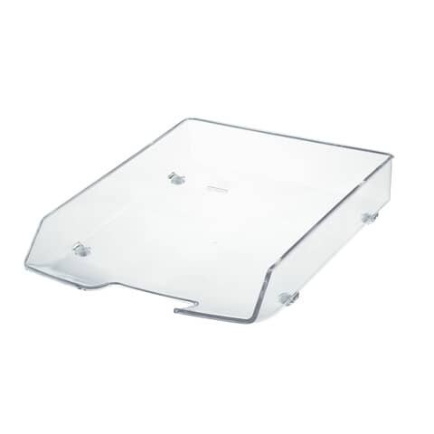 Briefablage WAVE EXCLUSIV, DIN A4/C4, stapelbar, stabil, transparent-glasklar Image