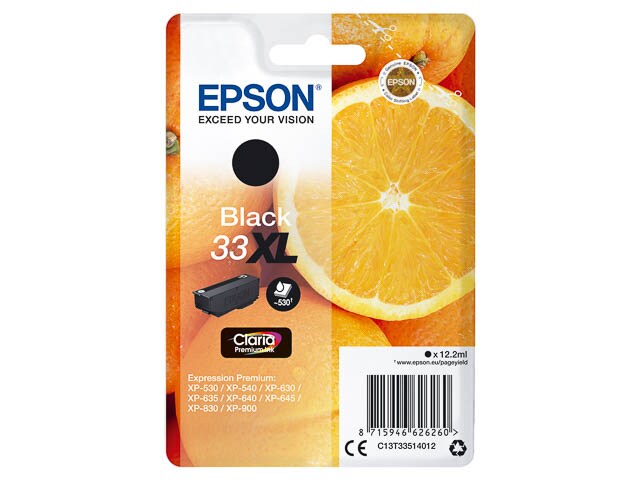Tinten EPSON C13T33514012 EPSON XP530 TINTE BLACK HC Image