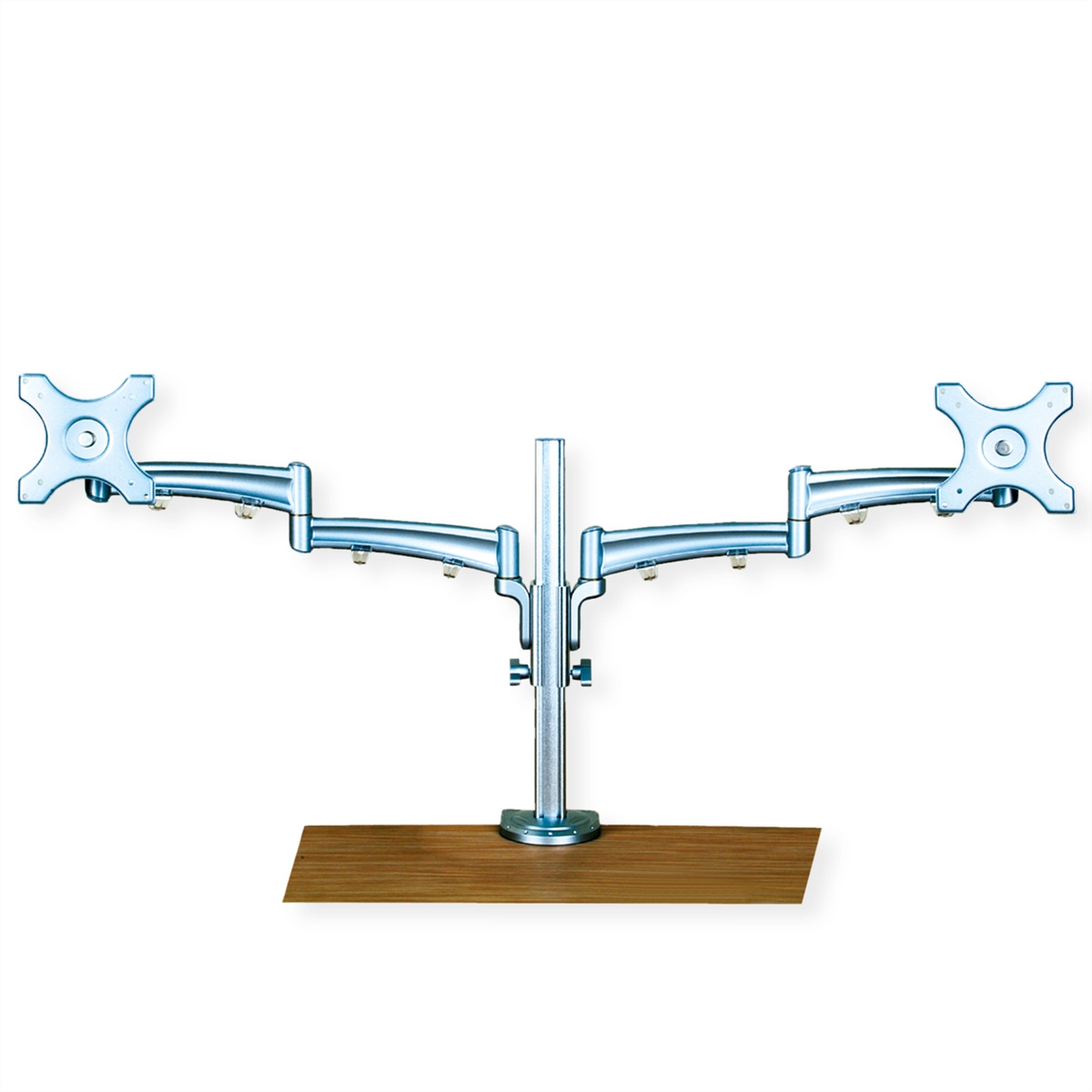 VALUE LCD-Doppelarm Tisch-Trägerstange, 4 Gelenke, separat höhenverstellbar, bis 2x 5 kg Image