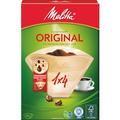 Melitta Filtertüten, mit 3 Aromenzonen, Aroma 1 x 4, naturbraun, 80 Stück