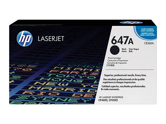 Laser/Kopierer HEWLETT PACKARD CE260A HP CLJ CP4525 TONER BLACK ST Image