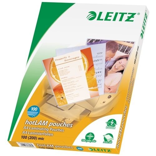 Leitz Laminierfolie 33826 DIN A4 100mic 100 St./Pack. Image