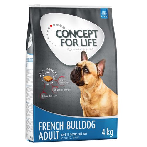 4 kg Französische Bulldogge Adult Concept for Life Hundefutter trocken
