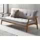 SalesFever »Divano Letto« Schlafsofa hellgrau Webstoff / B 190 x H 81 x T 85 cm