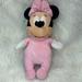 Disney Other | 2/$25 Disney Baby Plush Minnie Mouse Doll 12” | Color: Pink/White | Size: 12”