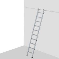 Aluminium-Regalleiter, einhängbar, 16 Stufen Image