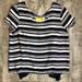 Anthropologie Tops | Anthropologie Maeve Striped Top | Color: Blue/White | Size: L