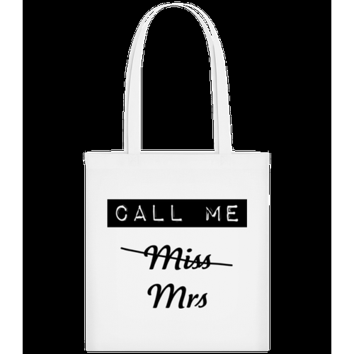 Call Me Mrs - Stofftasche