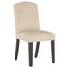 Velvet Back Dining Chair by Skyline Furniture in Velvet Pearl