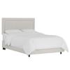Stripe Border Bed by Skyline Furniture in Stripe Taupe (Size FULL)