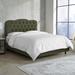 Velvet Tufted Bed by Skyline Furniture in Velvet Loden (Size CALKNG)