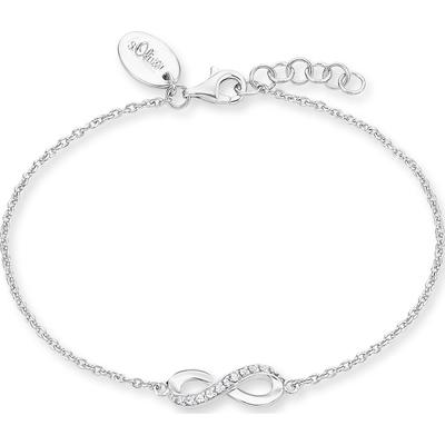 s.Oliver - Armband 925er Silber Armbänder & Armreife Weiss Damen