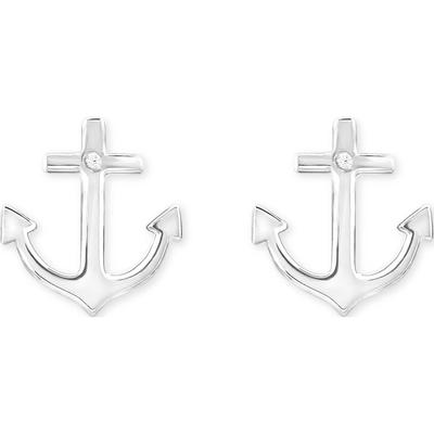 s.Oliver - Ohrstecker 925er Silber Ohrringe 1 ct Weiss Damen (39.99 € / 1 ct)