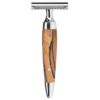 Mühle Stylo Rasierhobel, geschlossener Kamm, Griff Gestockte Buche Herren