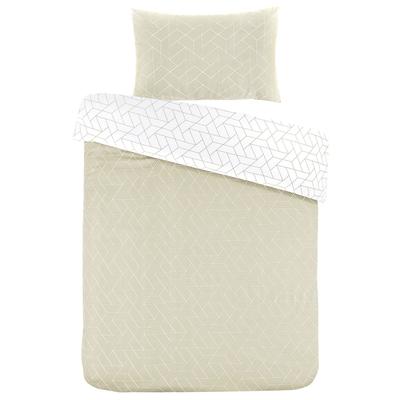 Gallazzo Bettwäsche 600 - Beige 1x 220cm x 240cm / 2x 65cm