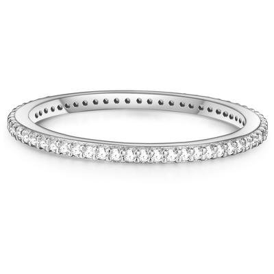 Glanzstücke München - Ring Sterling Silber Zirkonia in Silber Ringe 1 ct Damen