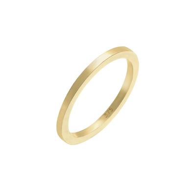 Elli PREMIUM Basic Ehering 375 Gelbgold 52 Damen Image