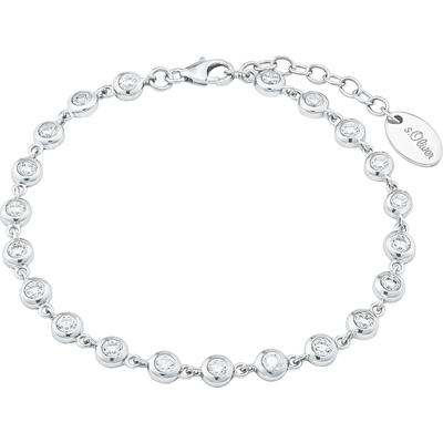 s.Oliver - Armband 925er Silber Armbänder & Armreife 1 ct Weiss Damen