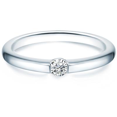 Trilani - Ring Sterling Silber Zirkonia in Silber Ringe 1 ct Damen (42.99 € / 1 ct) Image