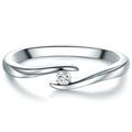 Trilani - Diamant-Ring aus Sterling Silber in Silber mit Diamant Ringe Damen