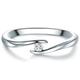 Trilani - Diamant-Ring aus Sterling Silber in Silber mit Diamant Ringe Damen