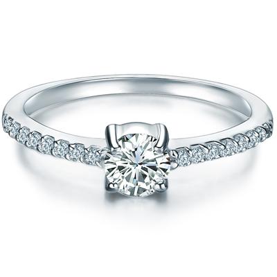 Trilani - Ring aus Sterling Silber in Silber mit Zirkonia Ringe 1 ct Damen