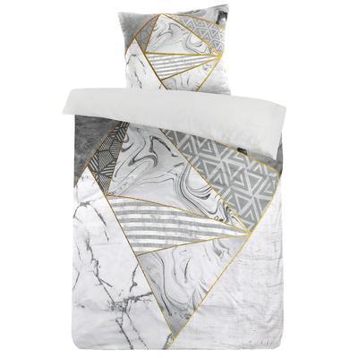 Gallazzo Bettwäsche 300 - Grau / Gold 1x 225cm x 2x 50cm 75cm