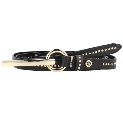 b.belt Cher Gürtel Leder 70 cm Schwarz Damen Image
