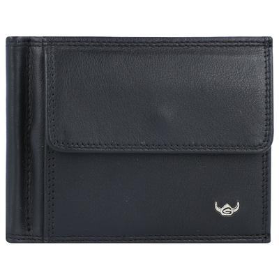 Golden Head Polo Geldbörse RFID Schutz Leder 11 cm schwarz Schwarz Herren Image