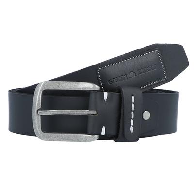 Greenburry - Belt Gürtel Leder Schwarz Herren