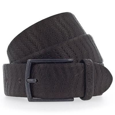 b.belt Matteo Gürtel Leder 85 cm Grau Herren
