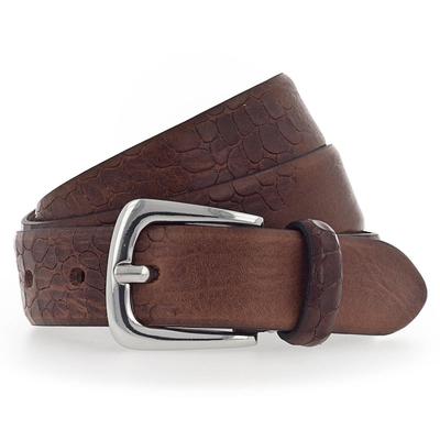 b.belt Charlisa Gürtel Leder 80 cm Braun Damen