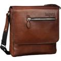 Bugatti - Laptoptasche Domus Shoulder Bag Medium Umhängetaschen Hellbraun Herren